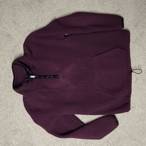 PINK by Victoria's Secret Half Zip Sherpa Fleece
